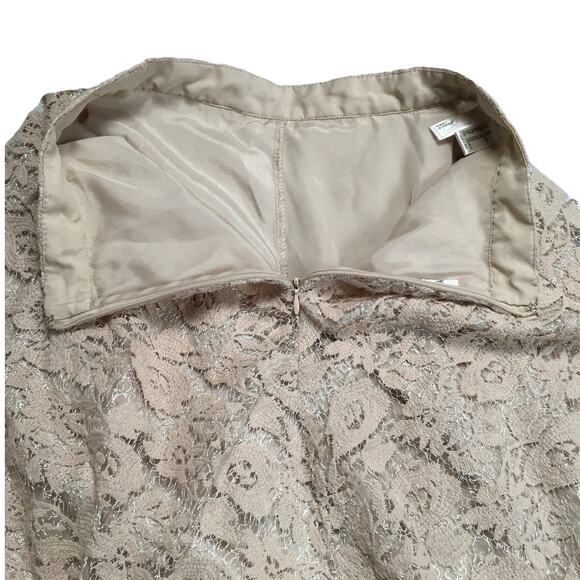 Forever 21 Skirt Light Pink Crochet Lace Mini Juniors XS Skater Skirt Circle - Picture 7 of 7